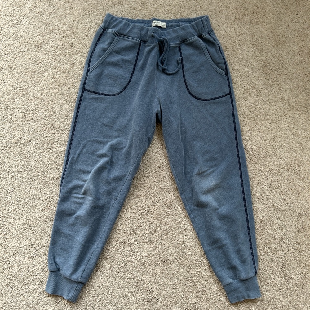 Abercrombie & Fitch Comfy Blue Jogger Pants